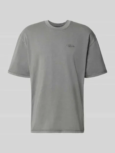 T-shirt o kroju oversize z logo w formie haftu Pegador