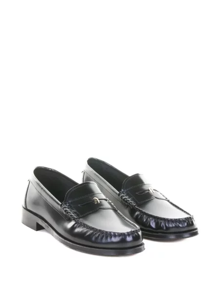 Pantofi loafer Furla din piele negru