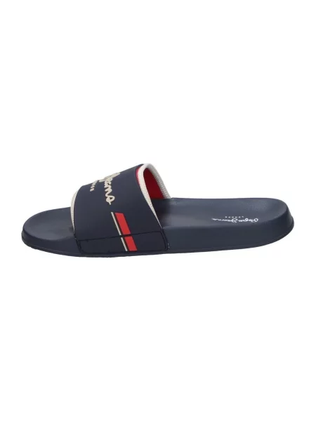 Pepe Jeans Papucs SLIDER tengerészkék / greige piros