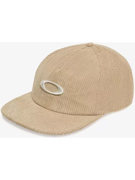 Czapka z daszkiem Oakley Ellipse Corduroy beżowa