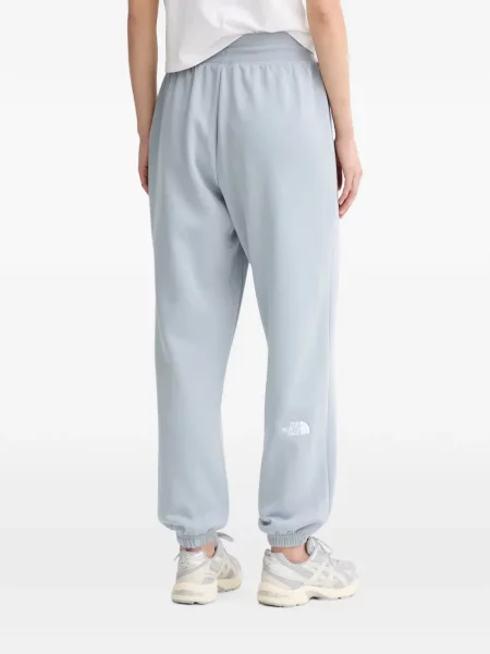 Pantaloni The North Face cu broderie alergare cu cordon gri