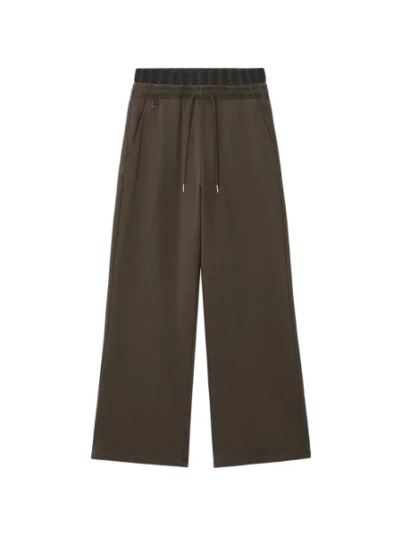 Pantaloni Izzue alergare cu cordon maro