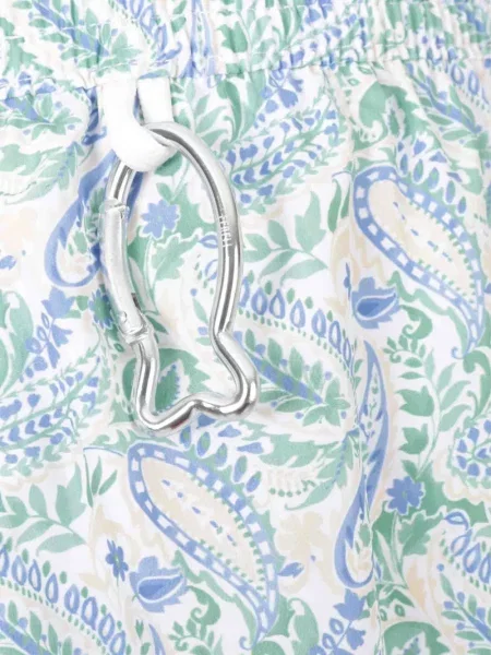 Slip de baie Fedeli cu model floral cu imagine verde