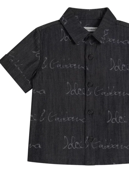 Koszula dżinsowa dziecięca Dolce And Gabbana niebieska