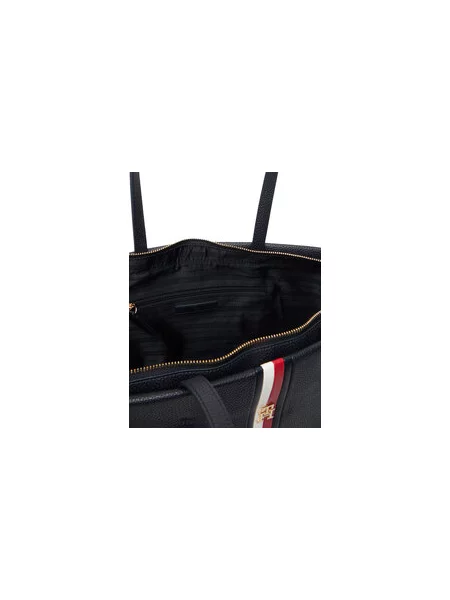 Tommy Hilfiger Ročna torba Th Corp Ess Tote Mornarsko modra