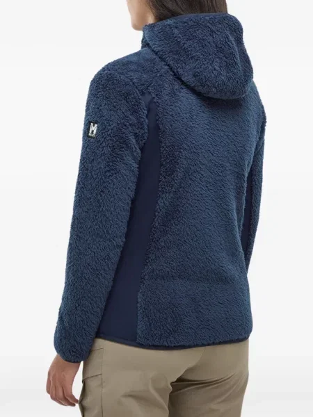 Hanorac cu glugă Pascal Millet din fleece albastru