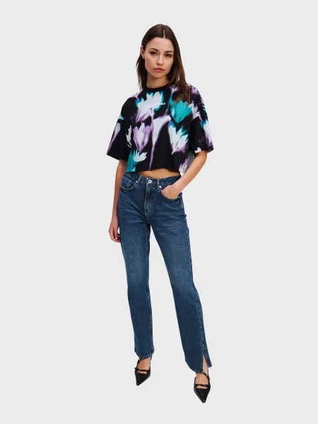 Прямые джинсы Karl Lagerfeld Jeans синие