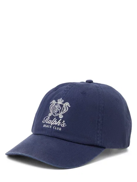 Polo Ralph Lauren czapka z daszkiem niebieska