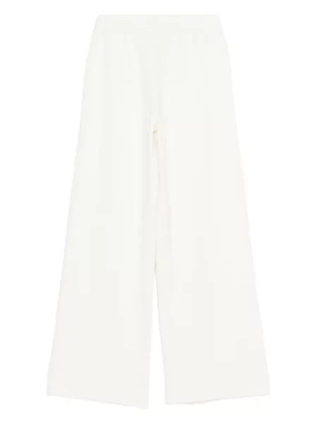 Pantaloni Yves Salomon alb