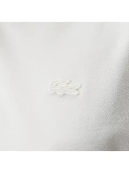 Lacoste Koszulka Relaxed Fit Crew Neck biały