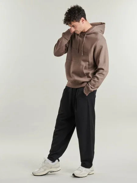 Majica Jack & Jones s kapuljačom smeđa