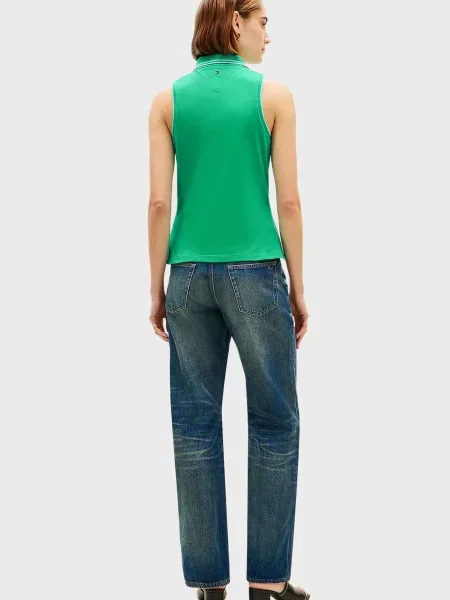 Поло Tommy Hilfiger зелене
