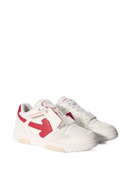 Sneakerși Off-white business alb