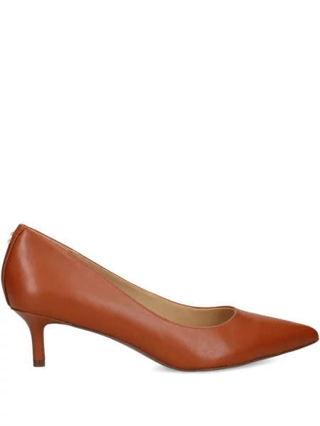 Pantofi cu toc Lauren Ralph Lauren din piele maro