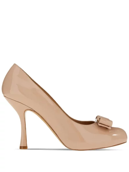 Pantofi cu toc Ferragamo cu funde