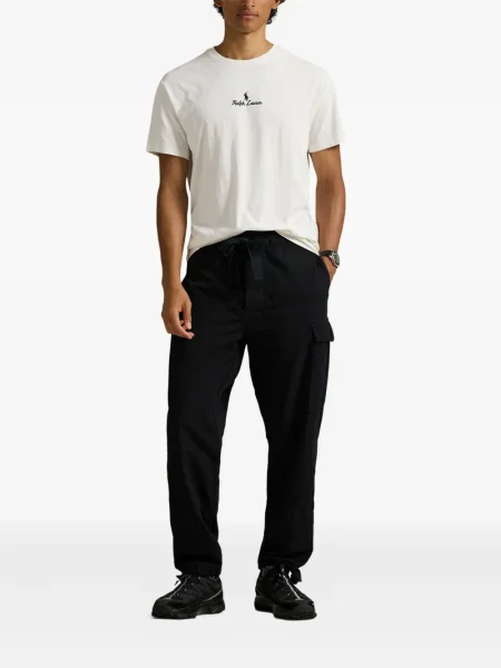 Șapcă Polo Ralph Lauren cu broderie din țesătură twill în carouri albastru