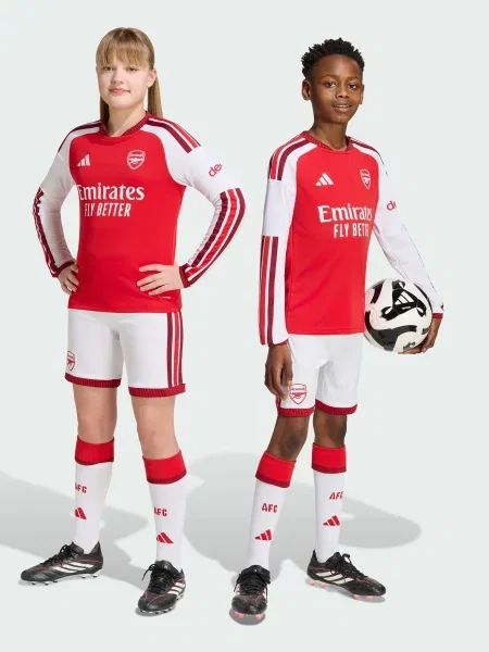 Детские спортивные шорты Adidas белые