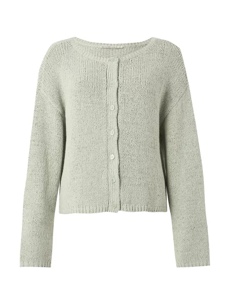 Abercrombie & Fitch Geacă tricotată deschis verde