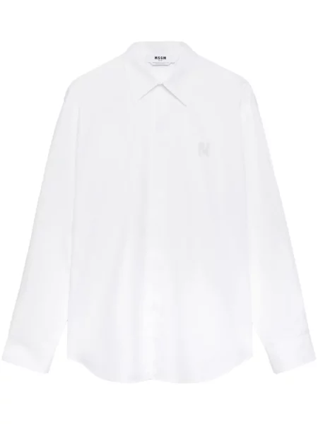 Košile Msgm s aplikacemi bílá