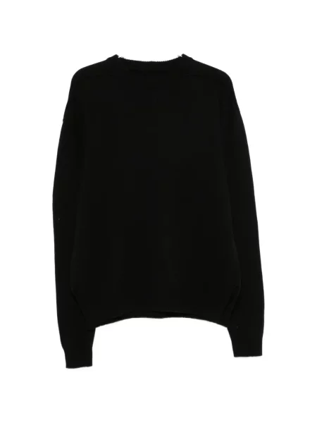 Pulover Rick Owens cu decolteu rotund negru