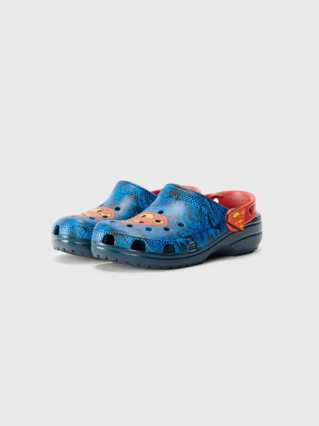 Crocs Šľapky Superman Classic Clog modrá
