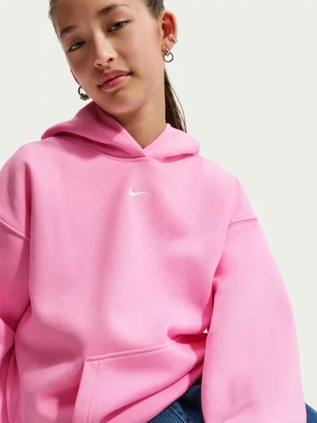 Nike кофта оверсайз дитяча з бавовною Studio Sportswear