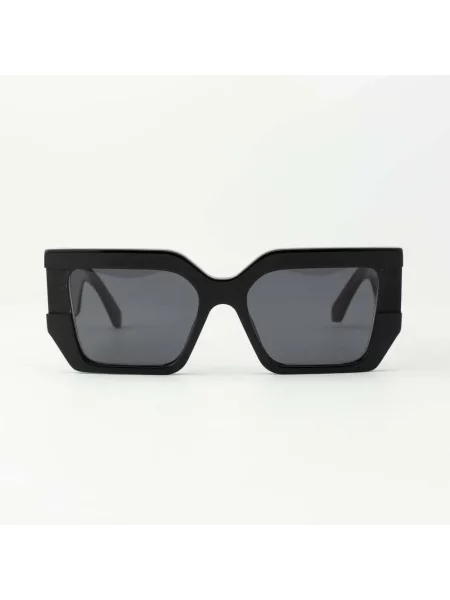 Ochelari de soare pătrați Off-white cu autograf alb