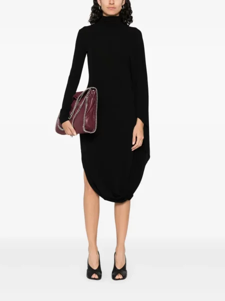 Rochie maxi Stella Mccartney lungă de costum negru