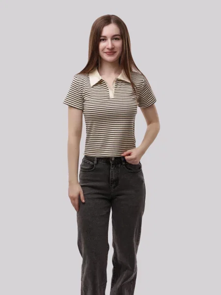 Поло Stream белое