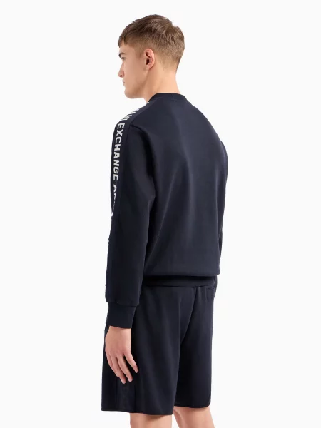 Світшот Armani Exchange темно-синій синій