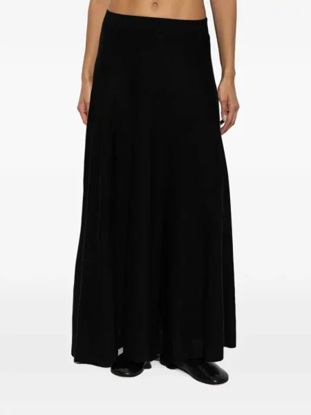 Fusta maxi By Malene Birger tricotate negru