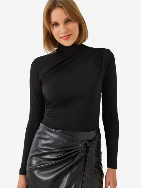 Bianco Lucci Bluza Blusen' črna