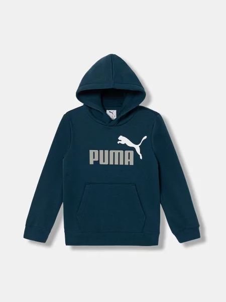 Puma кофта з капюшоном дитяча з бавовною ESS 2 COLOR No. 1 Logo Hoodie FL