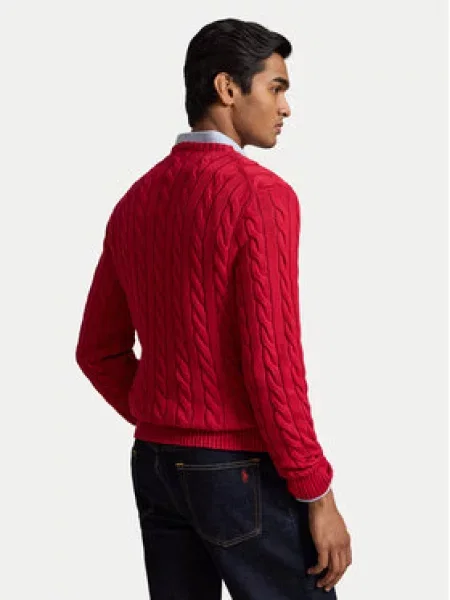 Polo Ralph Lauren Svetr DRIVER třešeň červená