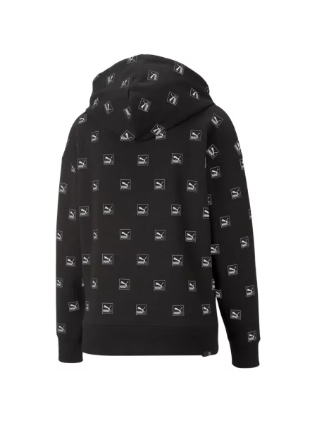 Bluza Puma Brand Love AOP Hoodie FL czarna