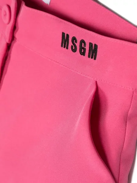 Szorty dziecięce Msgm różowe