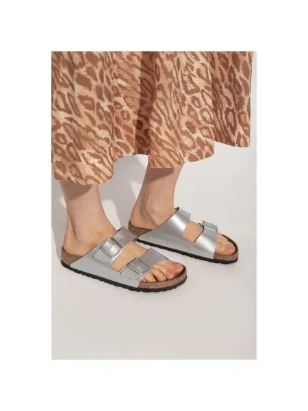 Klapki Birkenstock szare