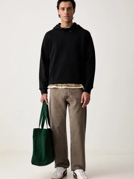 Levi's mikina s kapucňou pánska THE ORIGINAL HM čierna