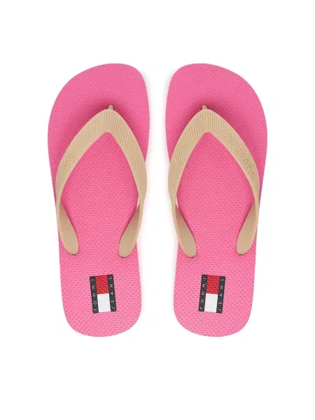 Japonke Tommy Jeans Logo Summer Sandal bež