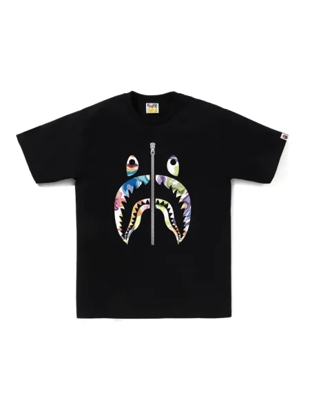 Tricou A Bathing Ape® cu imagine negru