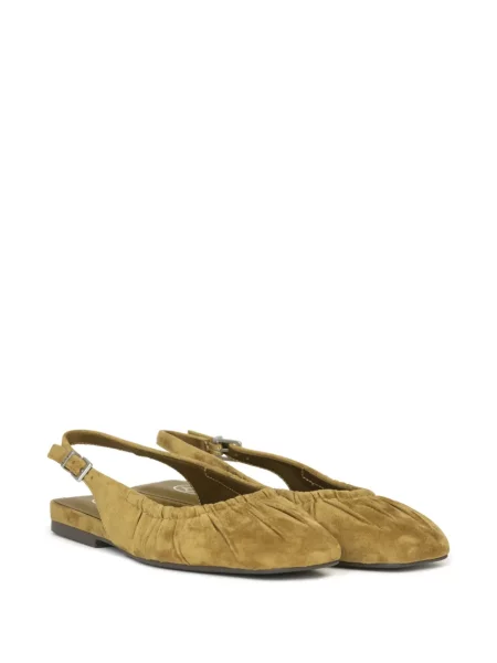 Balerini Ash cu volane slingback verde