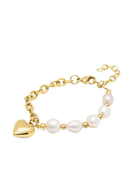 Brăţară Nialaya Jewelry cu perle auriu