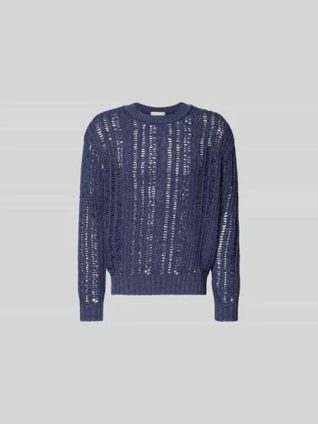 Sweter o kroju regular fit w stylu dzianiny Closed fioletowy