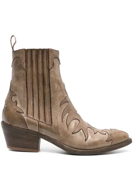 Cizme de cowboy Sartore din piele maro