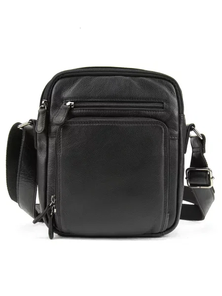 Кожаная сумка Royalbag черная