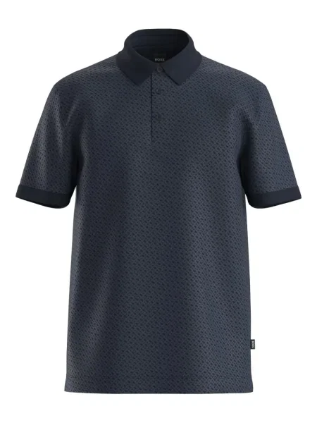 Polo Boss scurt albastru