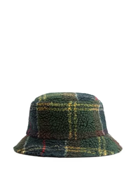 Fliso skrybėlė Barbour žalia