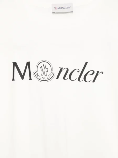 Koszulka dziecięca Moncler Enfant biała