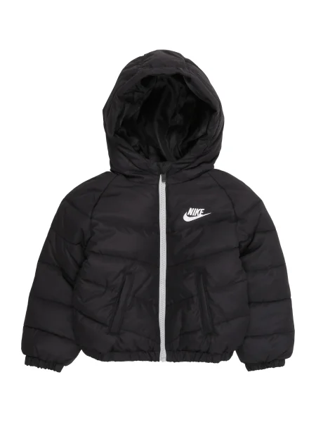Nike Sportswear Geacă de iarnă negru alb