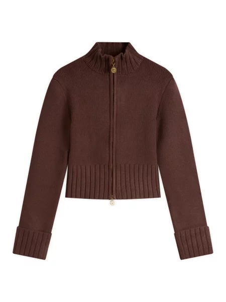 Kardigan House Of Sunny chunky brązowy